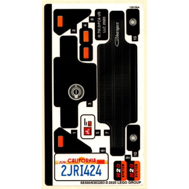 sticker sheet for set 42111 - 68300 6303283