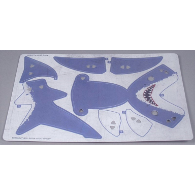 plastic skin shark sheet 2 of 2 for set 81001-1