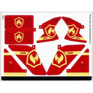sticker sheet for set 60281 - 74139 6329638