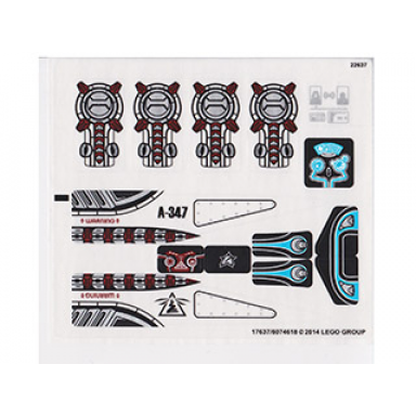 sticker sheet for set 70164 - 17637 6074618