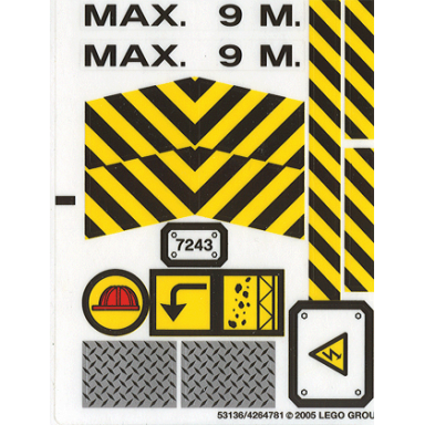 sticker sheet for set 7243 - 53136 4264781