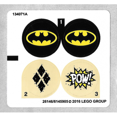 sticker sheet for set 76053 - north american version - 26146 6145905