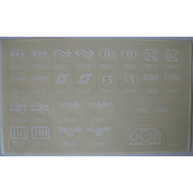 sticker sheet for set 7810 - second version - 191945