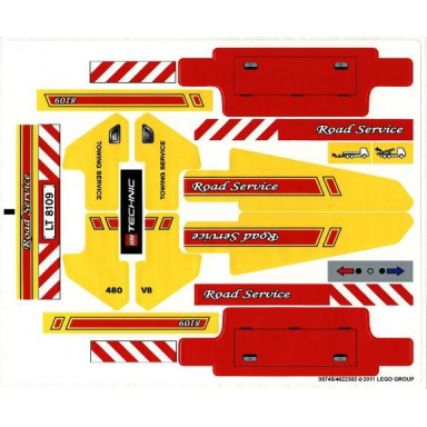 sticker sheet for set 8109 - 95745 4622302