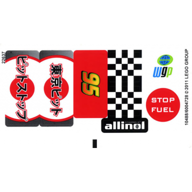 sticker sheet for set 8206 - 10488 6004728