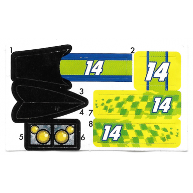 sticker sheet for gear gmracer2