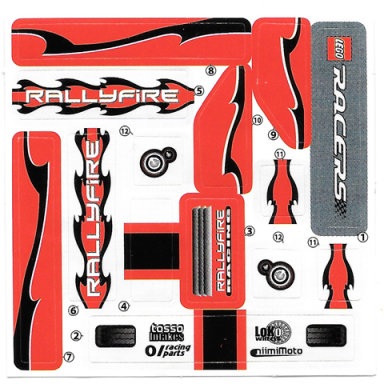 sticker sheet for gear mcdr2us