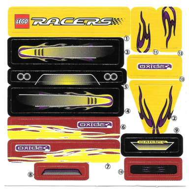 sticker sheet for gear mcdr4