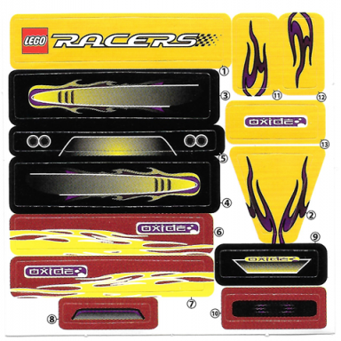 sticker sheet for gear mcdr7us