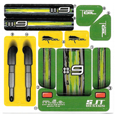 sticker sheet for gear mcdr8us