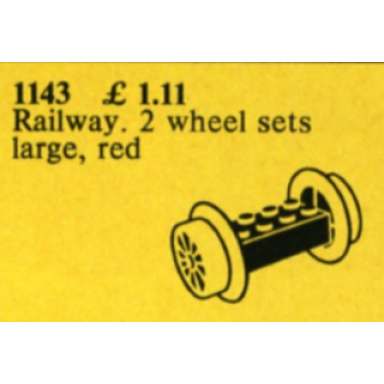 wheel bricks with large red train wheels