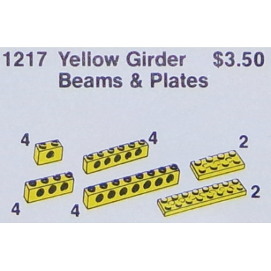 girder beams and plates yellow