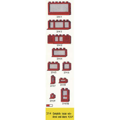 ten windows and doors red