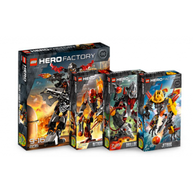 hero factory fire villains collection