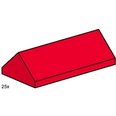 2 x 4 ridge roof tiles steep sloped red