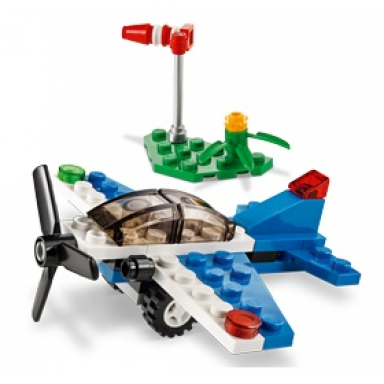 monthly mini model build set - 2014 09 september racing plane polybag