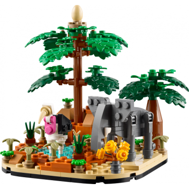 african savanna diorama