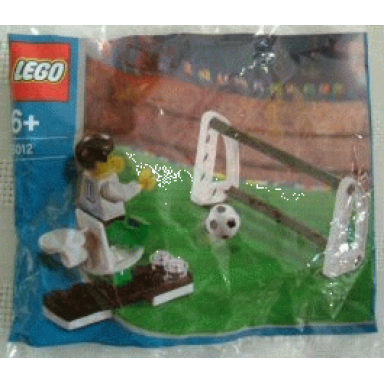 soccer player with goal polybag