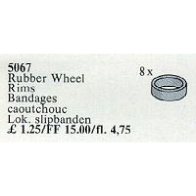 rubber wheel rims gray