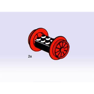 wheel sets large red