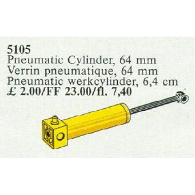 pneumatic cylinder 64mm yellow