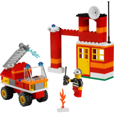 fire fighter building set