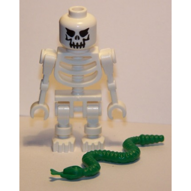 advent calendar 2009 pirates day 22 - skeleton and snake
