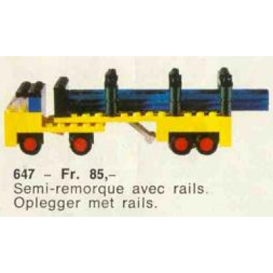 lorry with rails