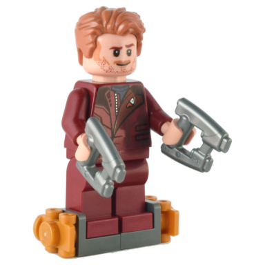 advent calendar 2022 super heroes guardians of the galaxy day 1 - star-lord with jet boots and blasters