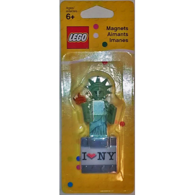 lady liberty minifigure magnet blister pack