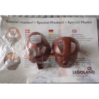 special masks! - 2 bionicle copper kanohi legoland billund