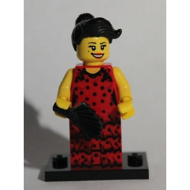 flamenco dancer series 6 complete set with stand and accessories