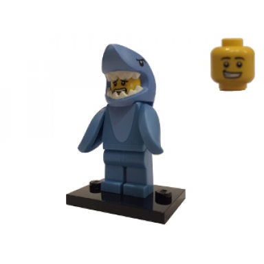 shark suit guy series 15 complete set with stand and accessories