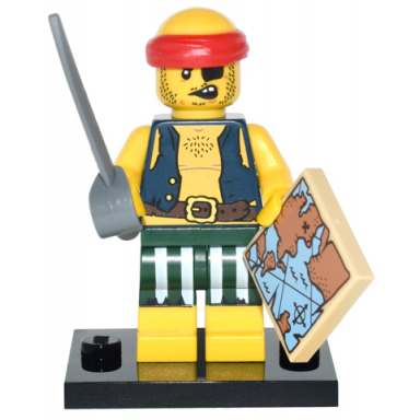 scallywag pirate series 16 complete set with stand and accessories