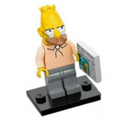 grampa simpson the simpsons series 1 complete set with stand and accessories