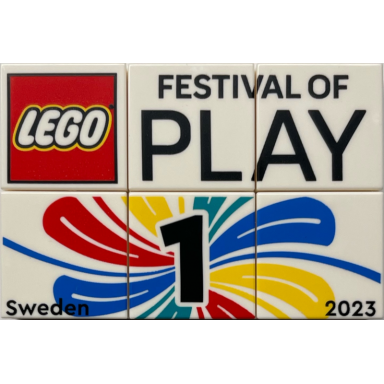 lego festival of play sweden puzzle promotional 2023