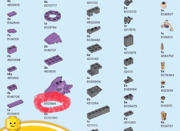 lego element id